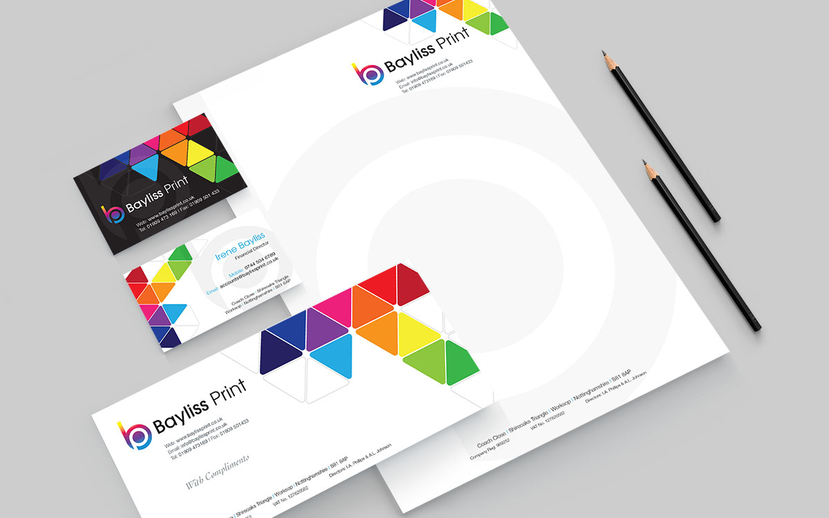 letterheads and business cards, worksop, nottinghamshire