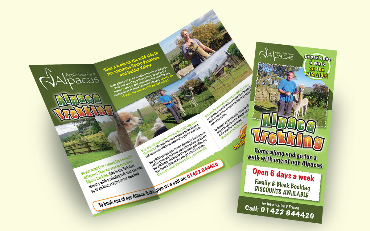 leaflet and flyer design, worksop, nottinghamshire