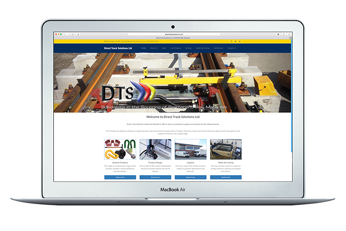 Direct Track Solutions Responsive Website